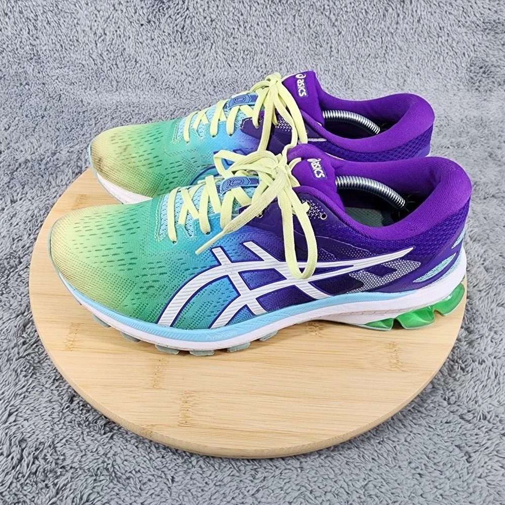 ASICS GT 1000 10 Womens 9.5 Purple Running Shoes Sneakers FlyteFoam 1012B123 - Picture 4 of 11